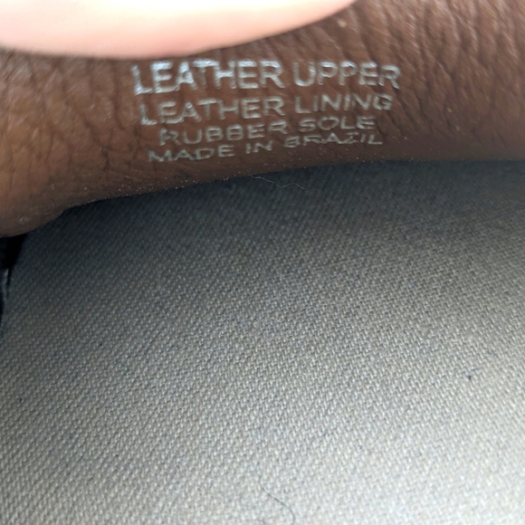 Banana Republic Brown Loafers Slip On Leather Moccasin Size 6 - Picture 5 of 6